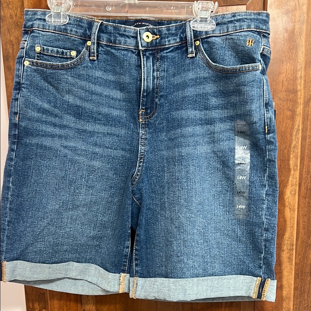 Tommy Hilfiger Dark Blue Jean Shorts